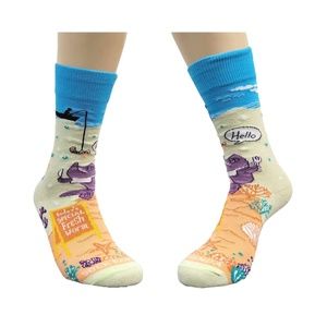 Sock Panda Fish Feast Under the Sea Tween Socks